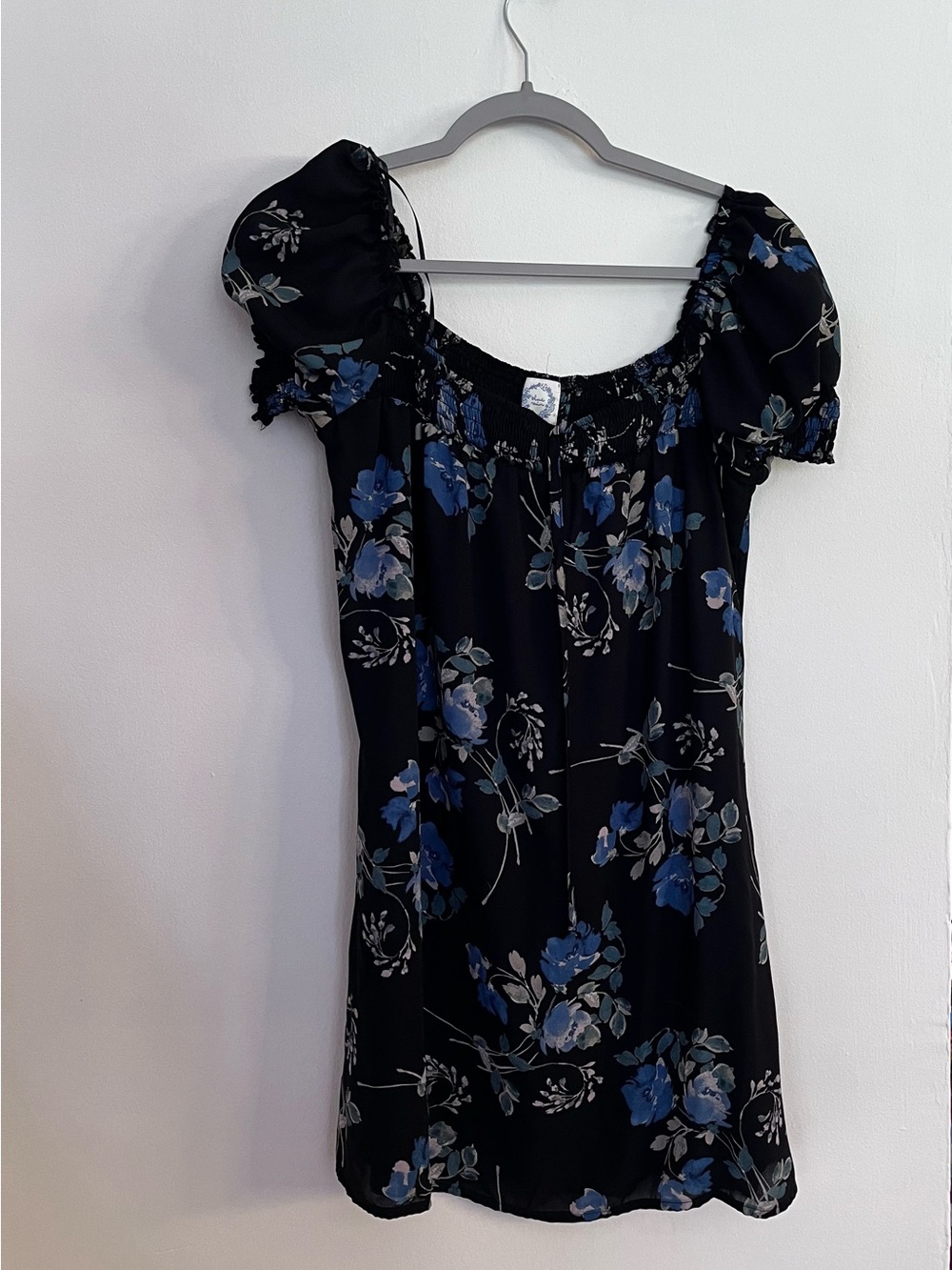 Mini floral boho dress